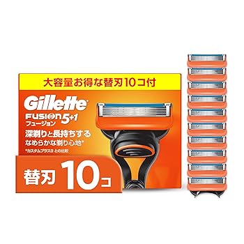 Amazon.co.jp: Gillette 【正規品】 ジレット 髭剃り 替刃 10個